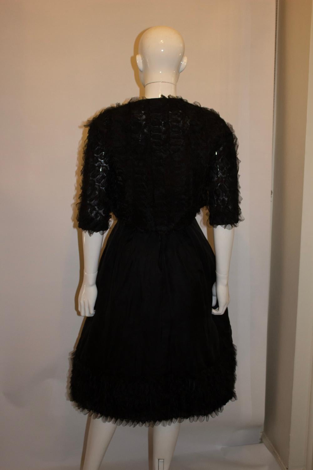 Robe et boléro Worth vintage État moyen - En vente à London, GB