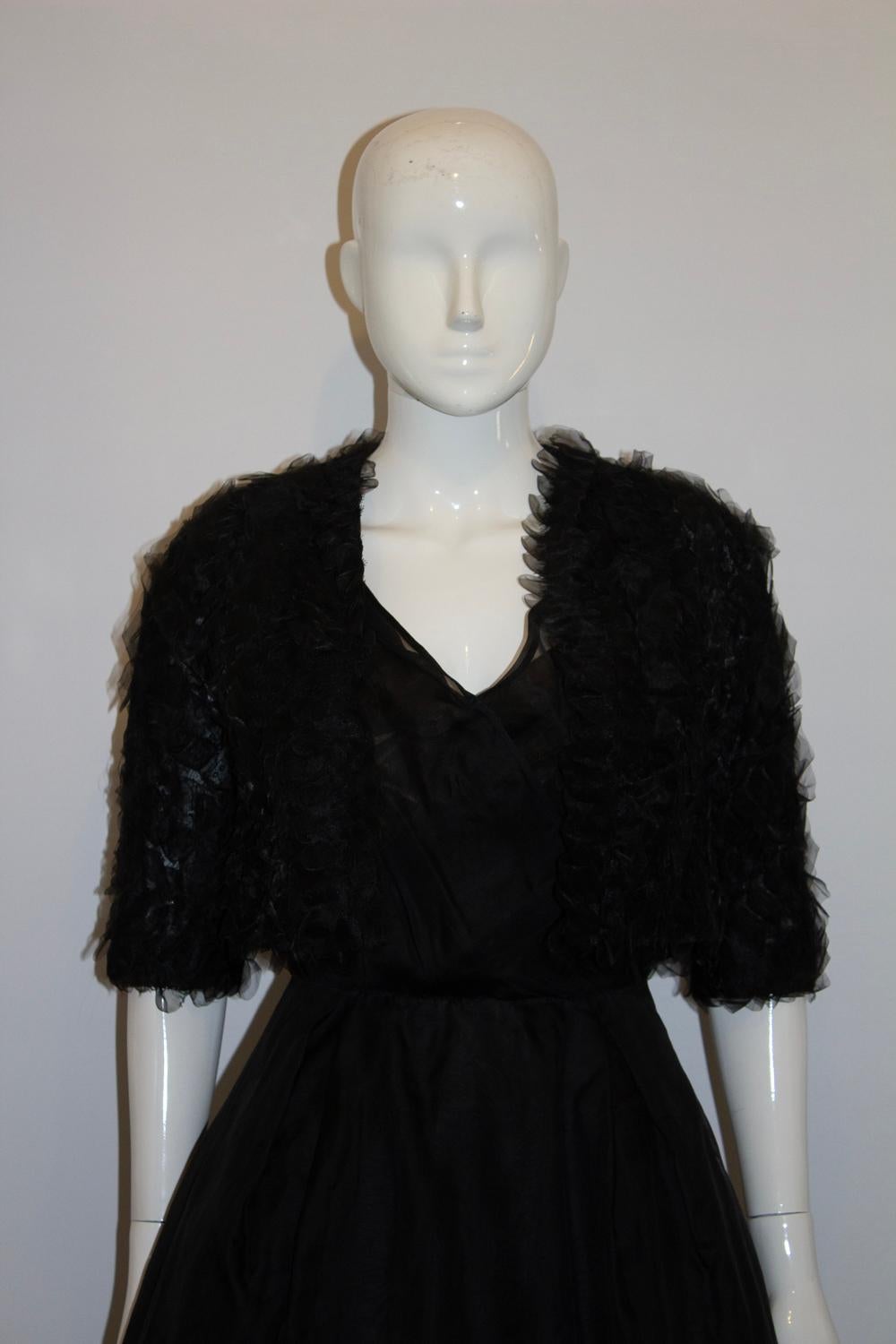 Robe et boléro Worth vintage en vente 3