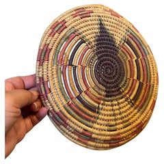 Vintage Woven Coil Basket.