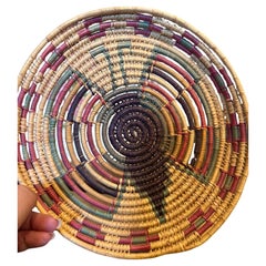 Vintage Woven Coil Basket.