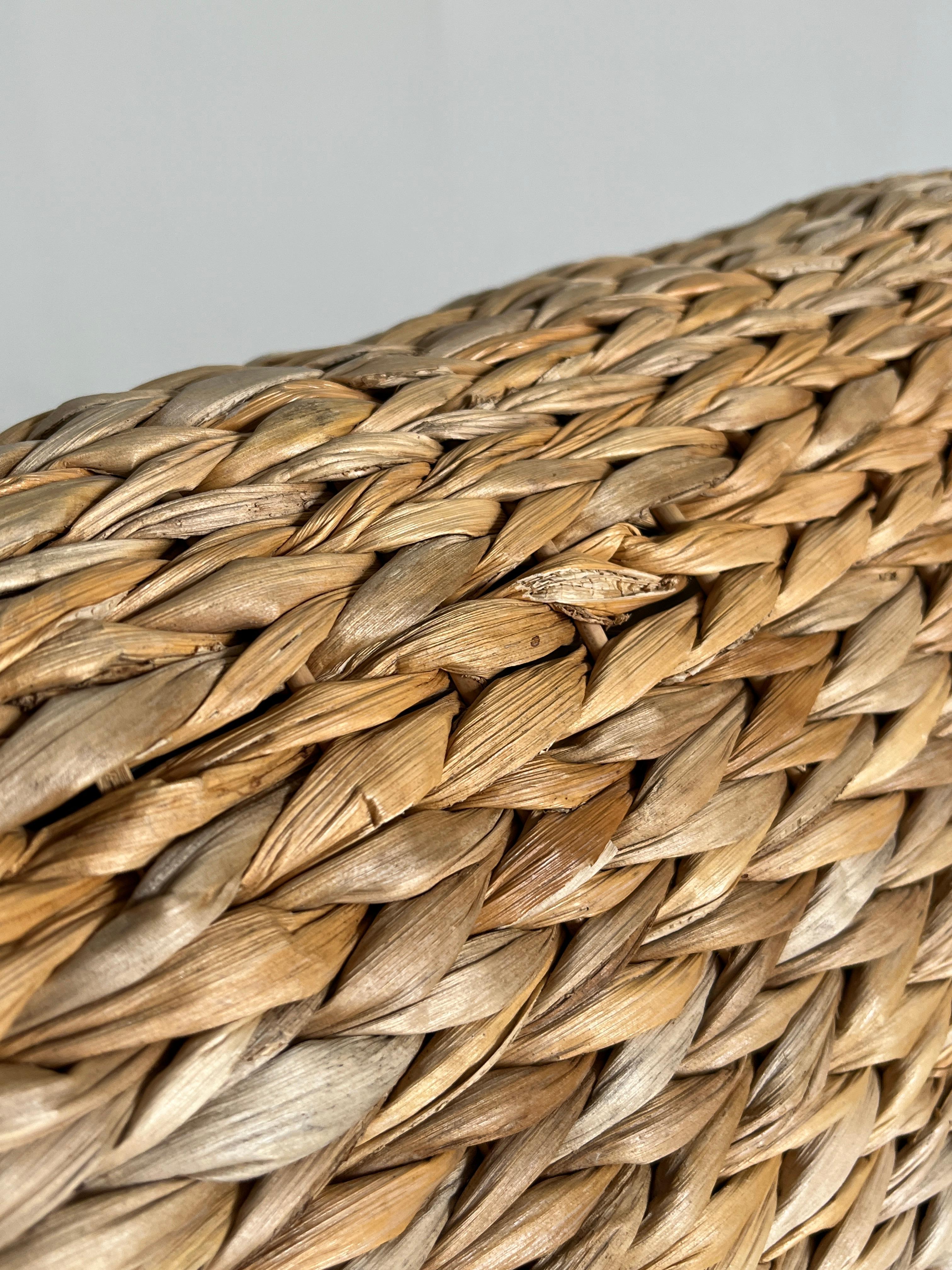 Vintage Woven Lounge Chair or Chaise Longue after P3 Chair by Tito Agnoli, 1980s 7