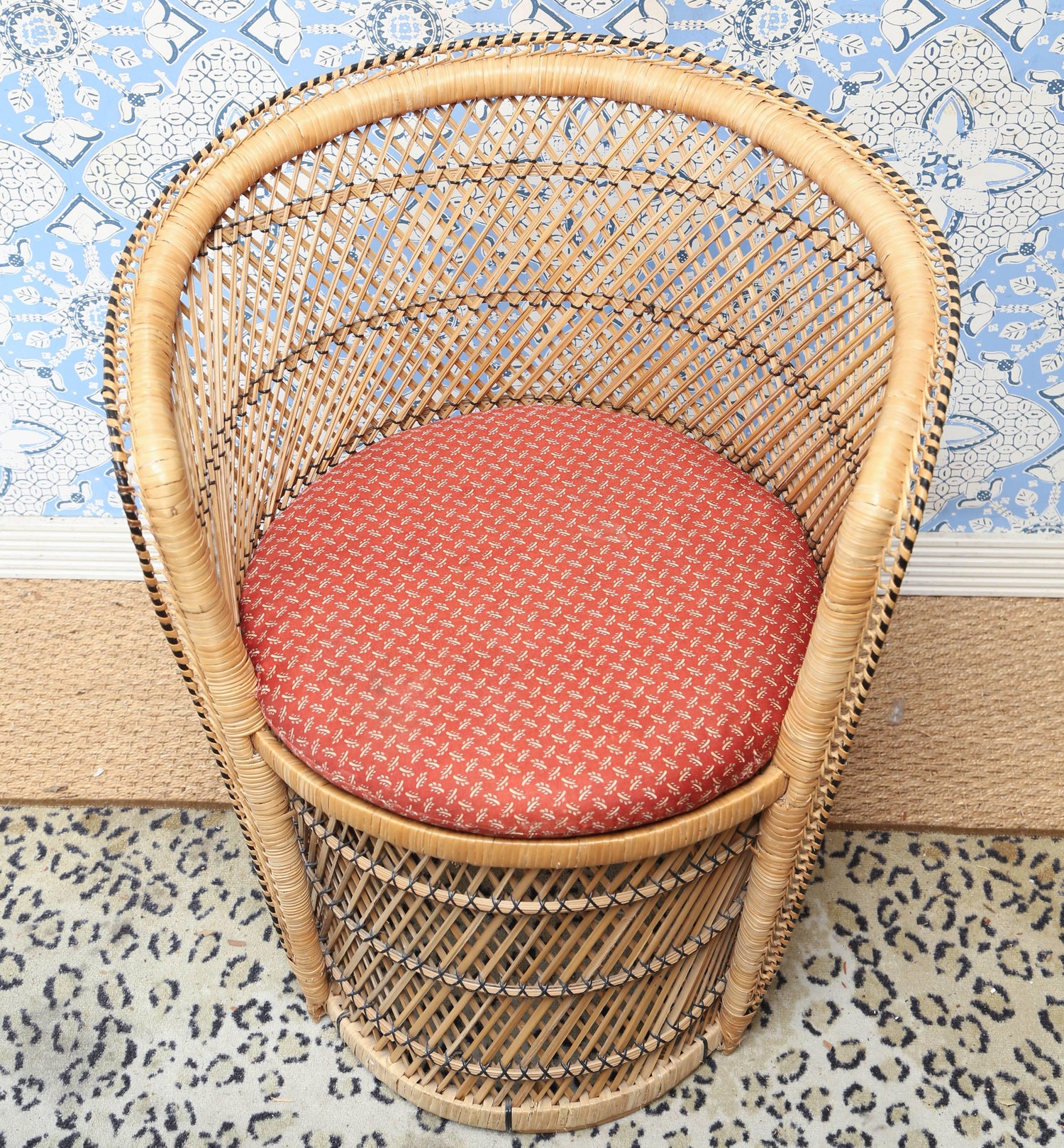 Vintage Woven Rattan Peacock Chair At 1stdibs,Creative Home Design Ideas