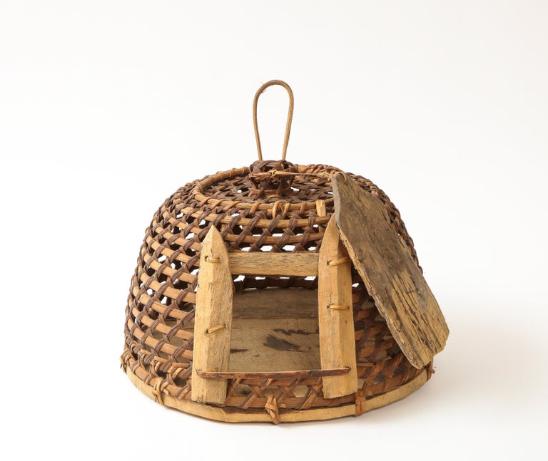 Vintage Woven Reed Lobster Trap For Sale at 1stDibs lobster trap