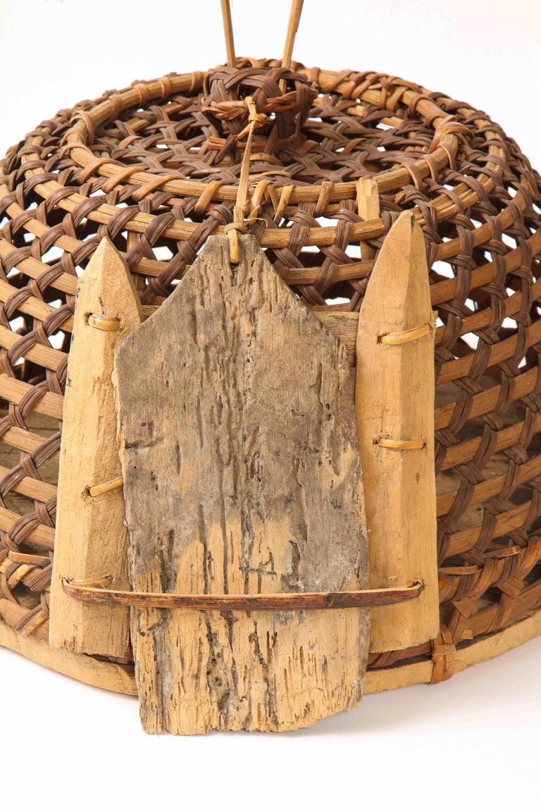 Vintage Woven Reed Lobster Trap For Sale at 1stDibs lobster trap