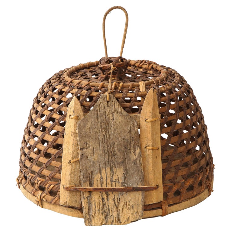 Vintage Woven Reed Lobster Trap For Sale at 1stDibs lobster trap