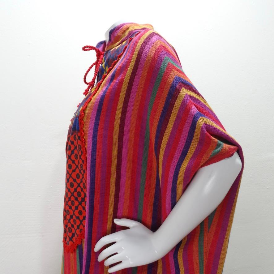 Vintage Woven Rikma Kaftan For Sale 2