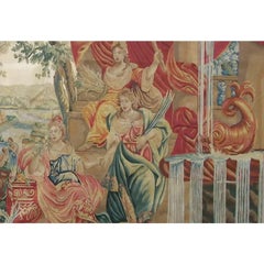 Arazzo vintage con scena intrecciata 6,9X5,5