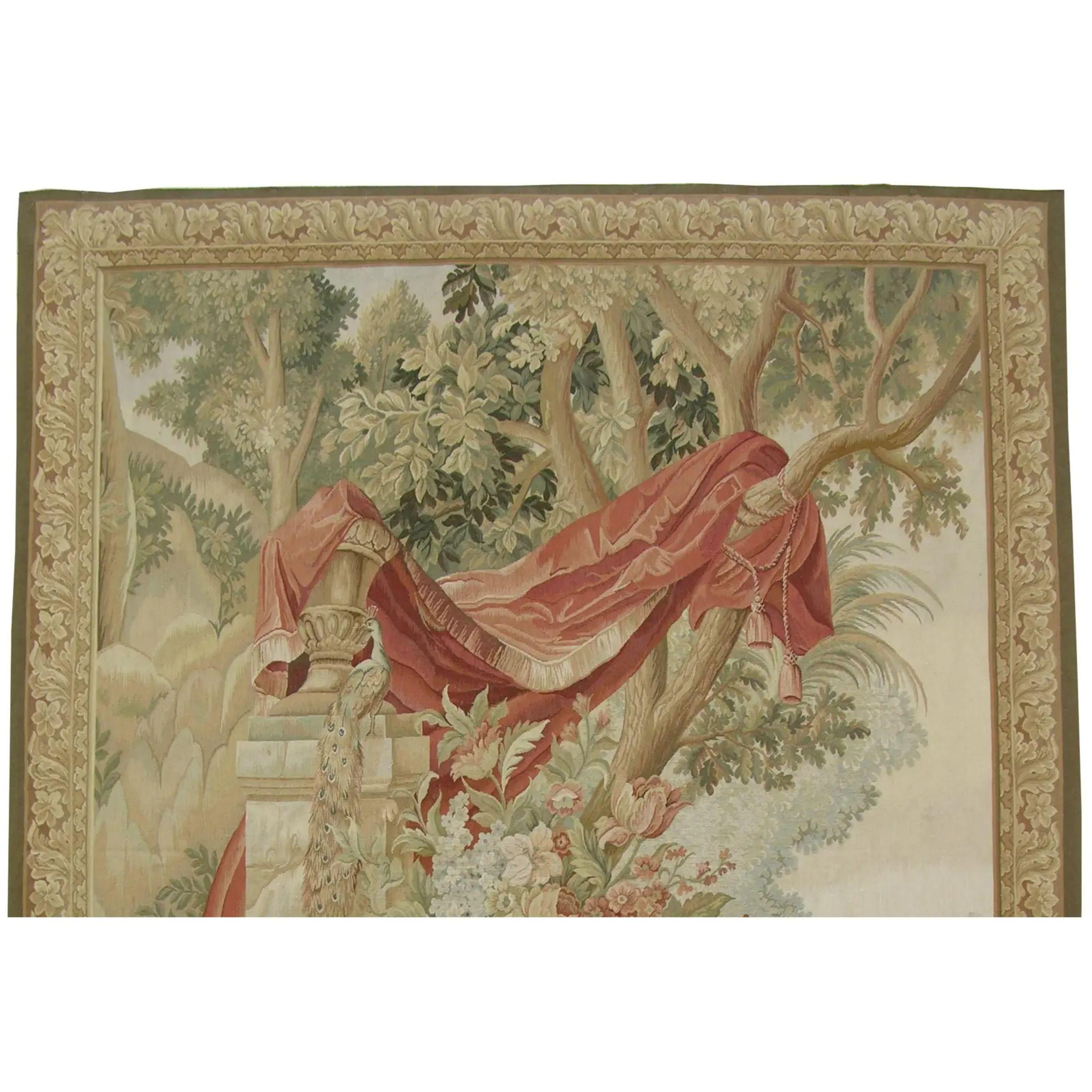 Empire Vintage Woven Scene Tapestry 7.5X6.0 For Sale