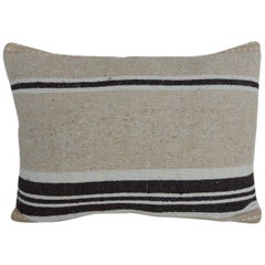 Vintage Woven Tribal Artisanal Textile Decorative Bolster Pillow
