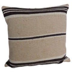Vintage Woven Tribal Artisanal Textile Decorative Square Pillow