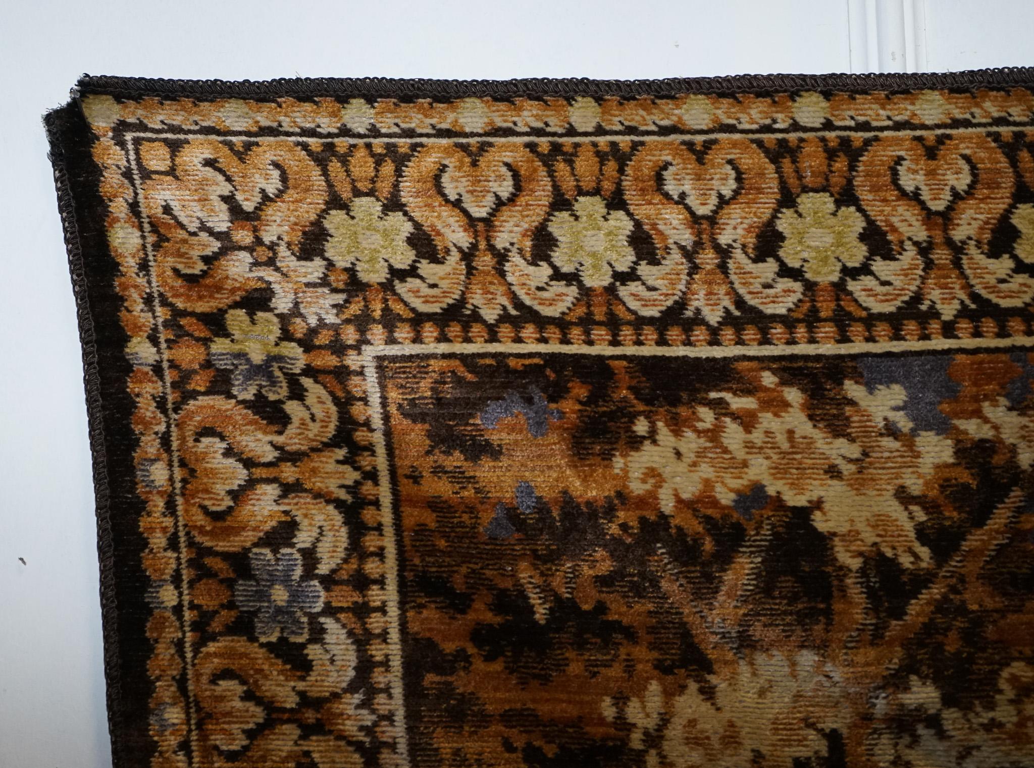 VINTAGE GEWEBTE WANDTAPESTRY WALDSTIERE & HIRSCHSZENE RUSTIC HUNTiNG LODGE im Angebot 3