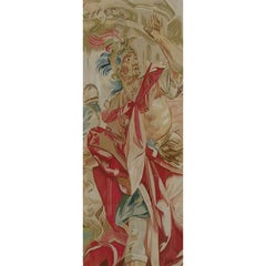 Arazzo vintage con scena di guerriero 8.0X3.6