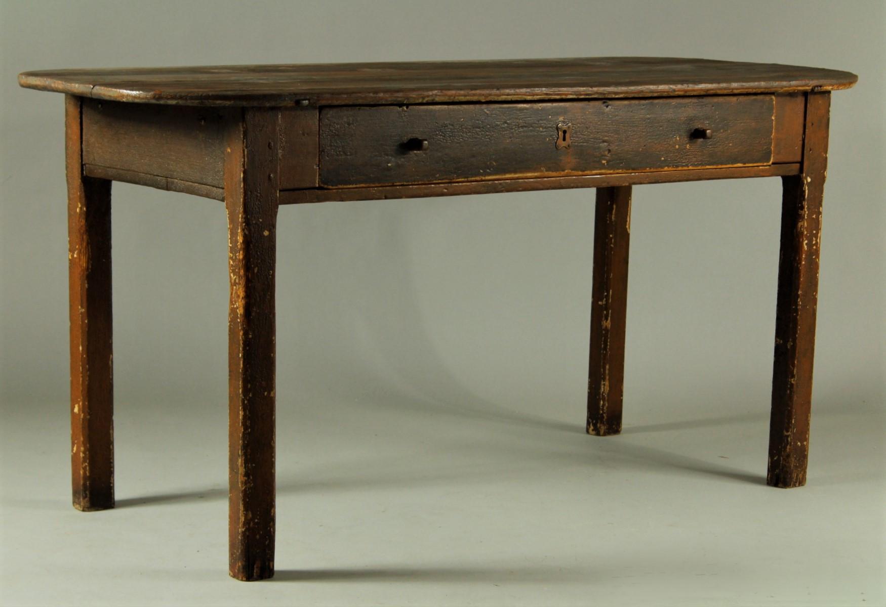 Wood Vintage Writing Desk, 19th Century For Sale