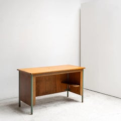Vintage Writing Desk Attributed to Jean Prouvé, France, 1950s