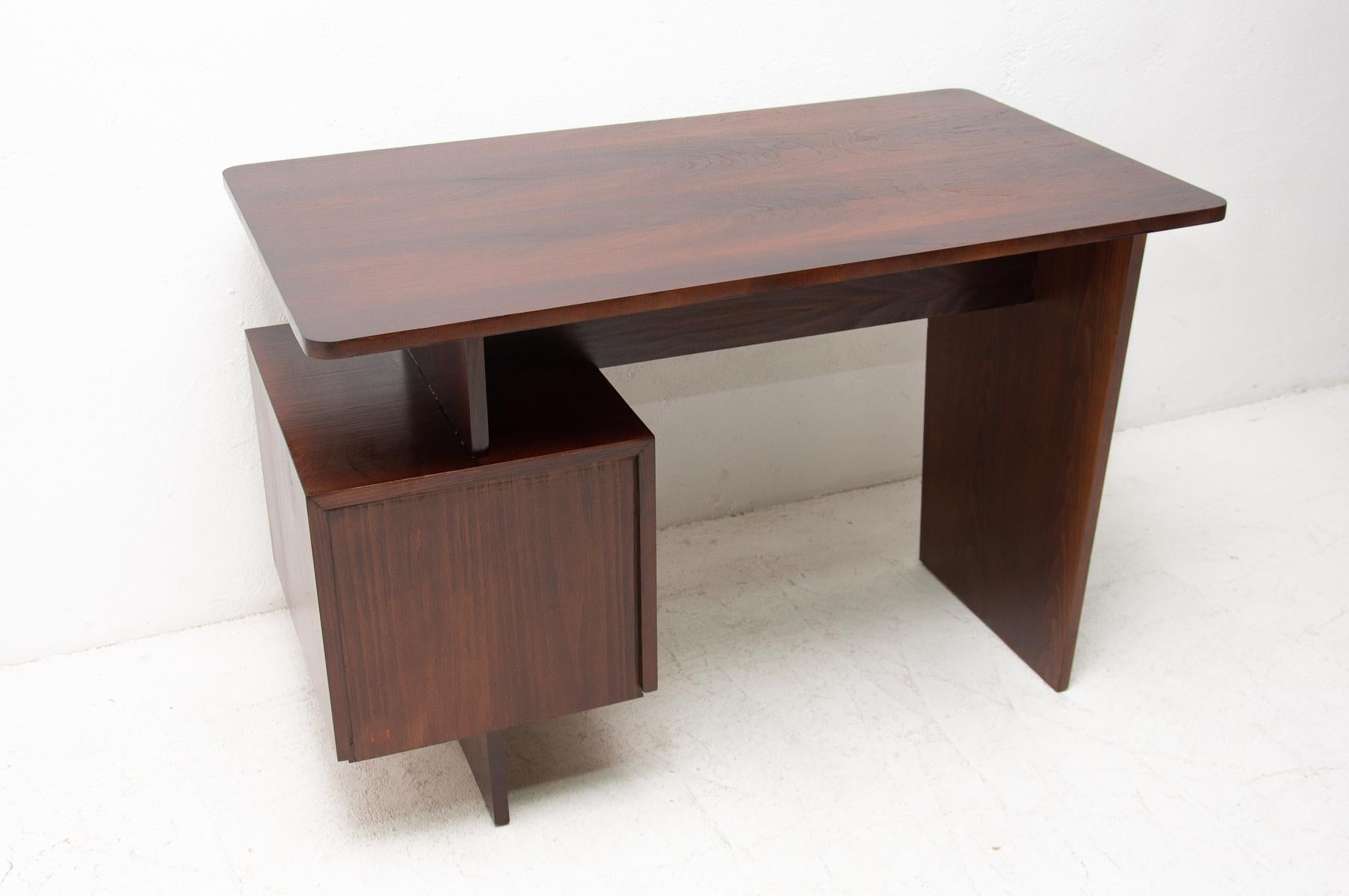 Vintage Writing Desk by Bohumil Landsman, 1970s, Czechoslovakia 13