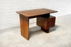 Vintage Writing Desk by Bohumil Landsman, 1970s