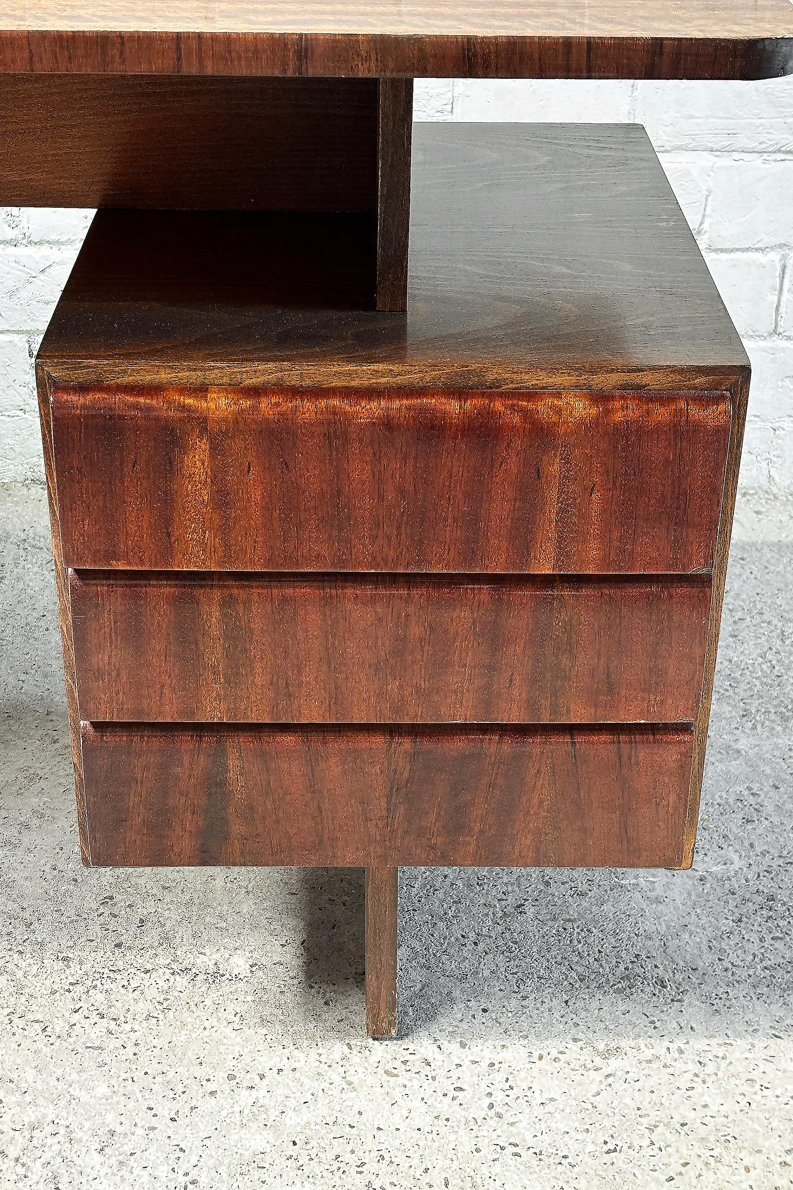 Late 20th Century Vintage Writing Desk by Bohumil Landsman, 1970s For Sale