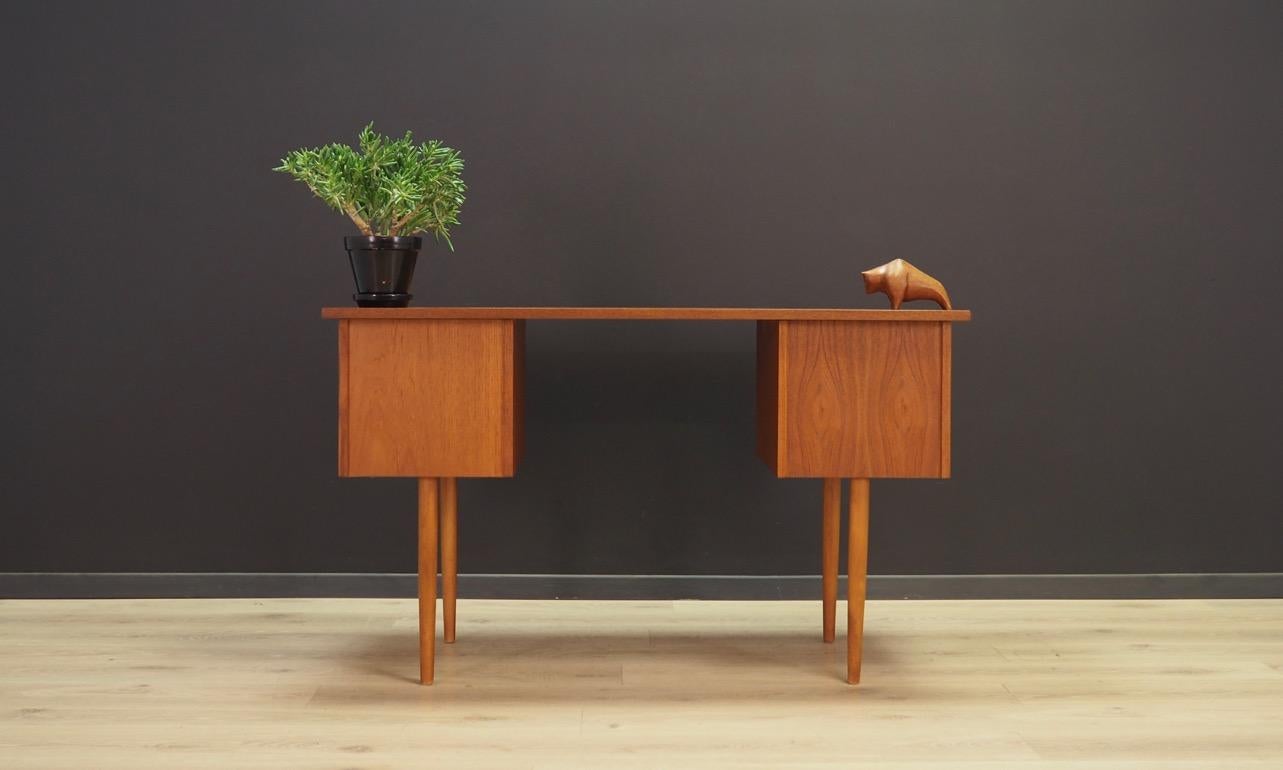 Vintage Writing Desk Teak Classic Midcentury Retro 1