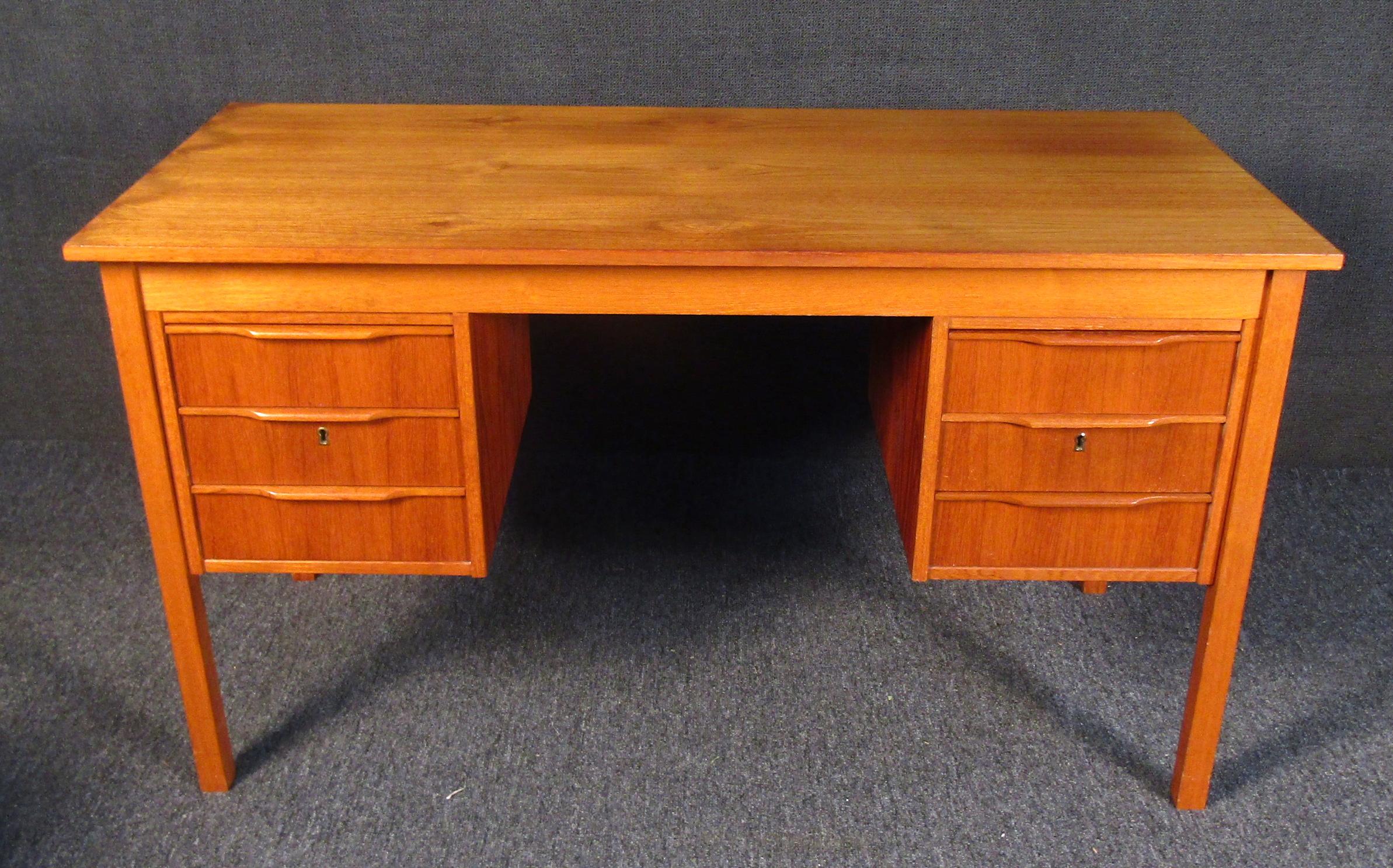 Vintage Writing Desk With Matching Chair For Sale at 1stDibs | vintage ...
