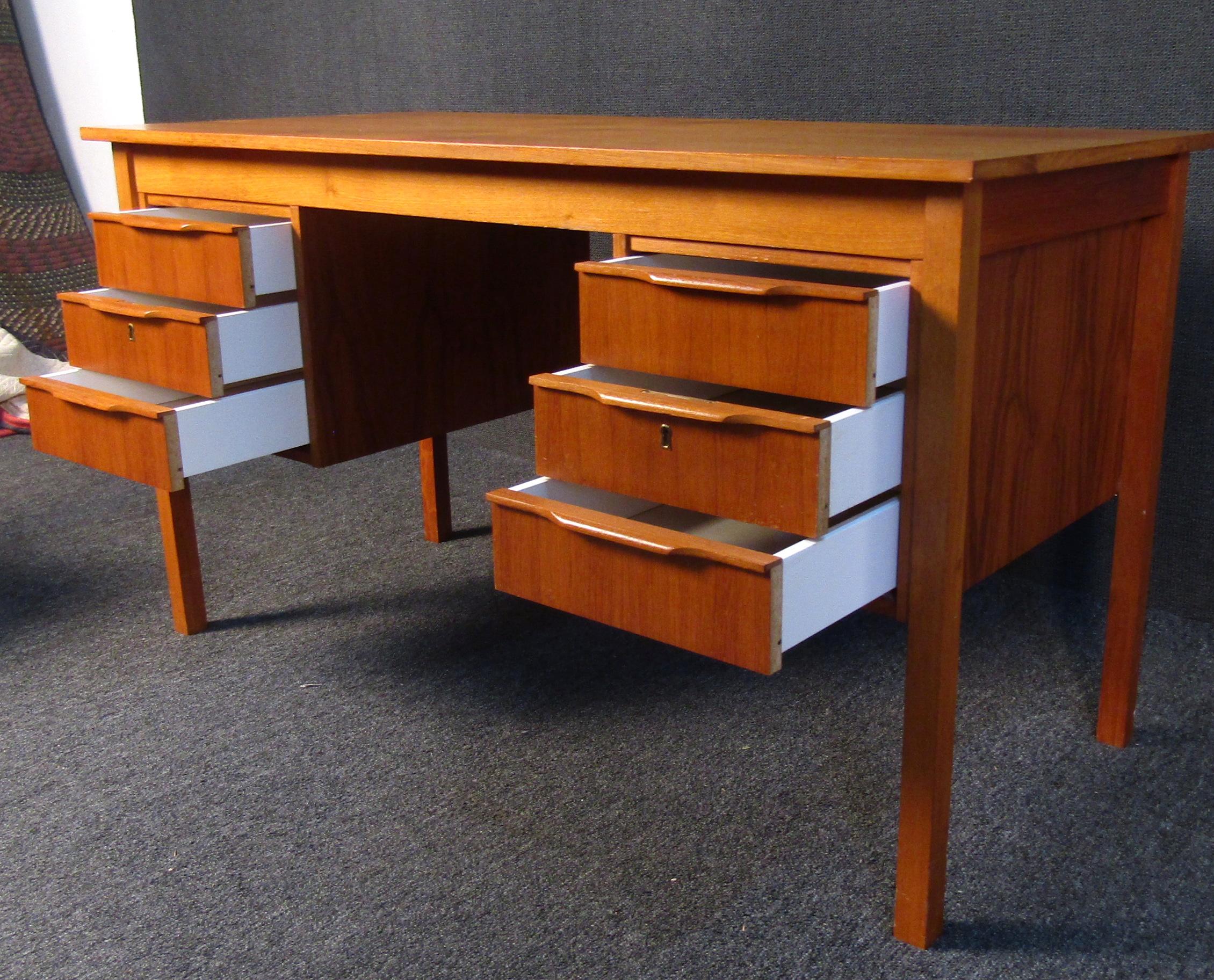 Vintage Writing Desk With Matching Chair For Sale at 1stDibs | vintage ...