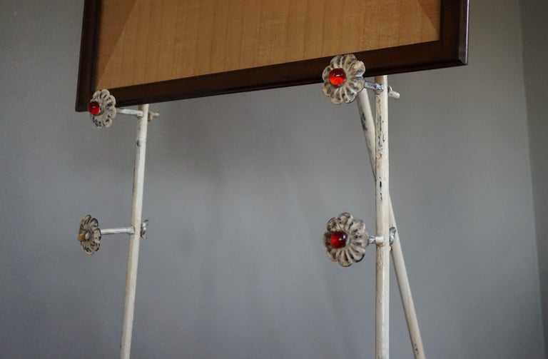 Vintage Wrought Iron Adjustable Display Easel / Painting ...