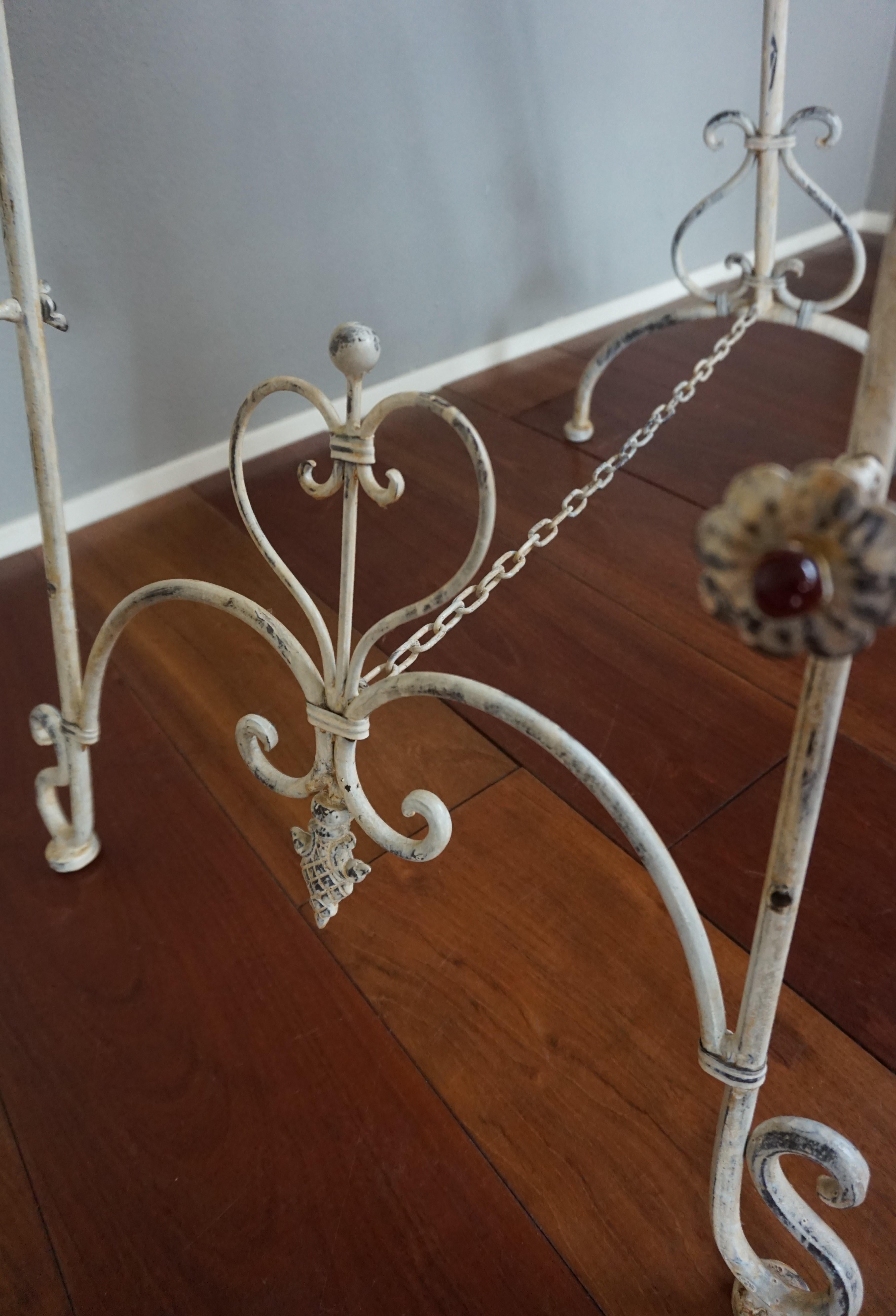 wrought iron easels stands