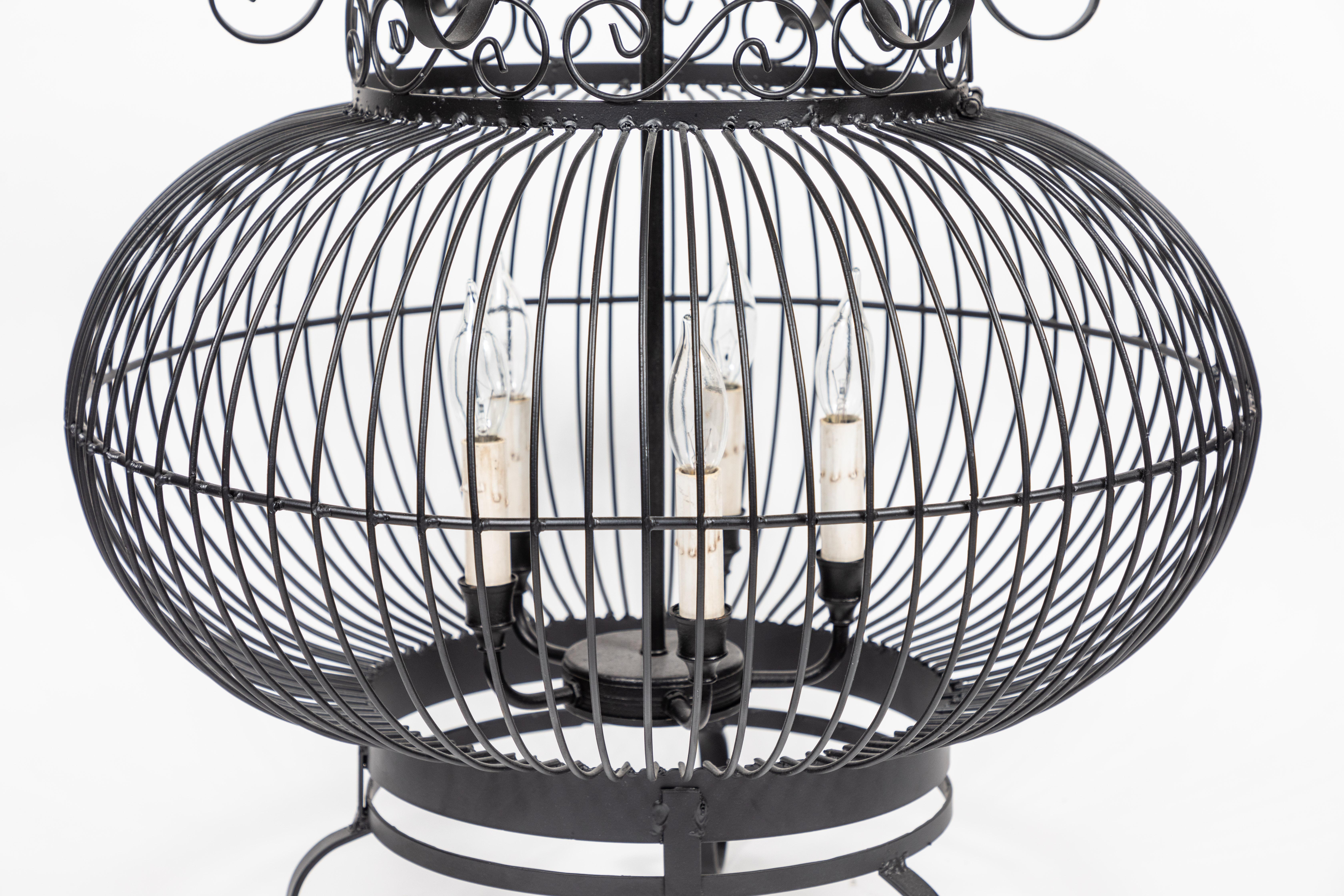 bird cage hanging light