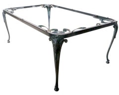 Vintage Schmiedeeisen Couchtisch att. zu Woodard