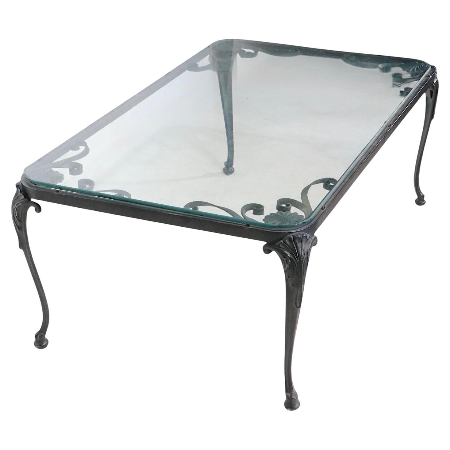Vintage Wrought Iron Coffee Tablenull