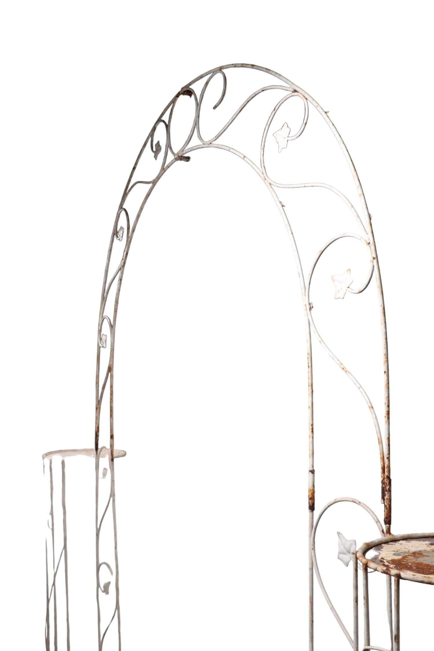 Arco de boda de hierro forjado vintage en venta 4