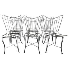 Vintage Wrought Iron Homecrest Patio Chairs-A set of 6