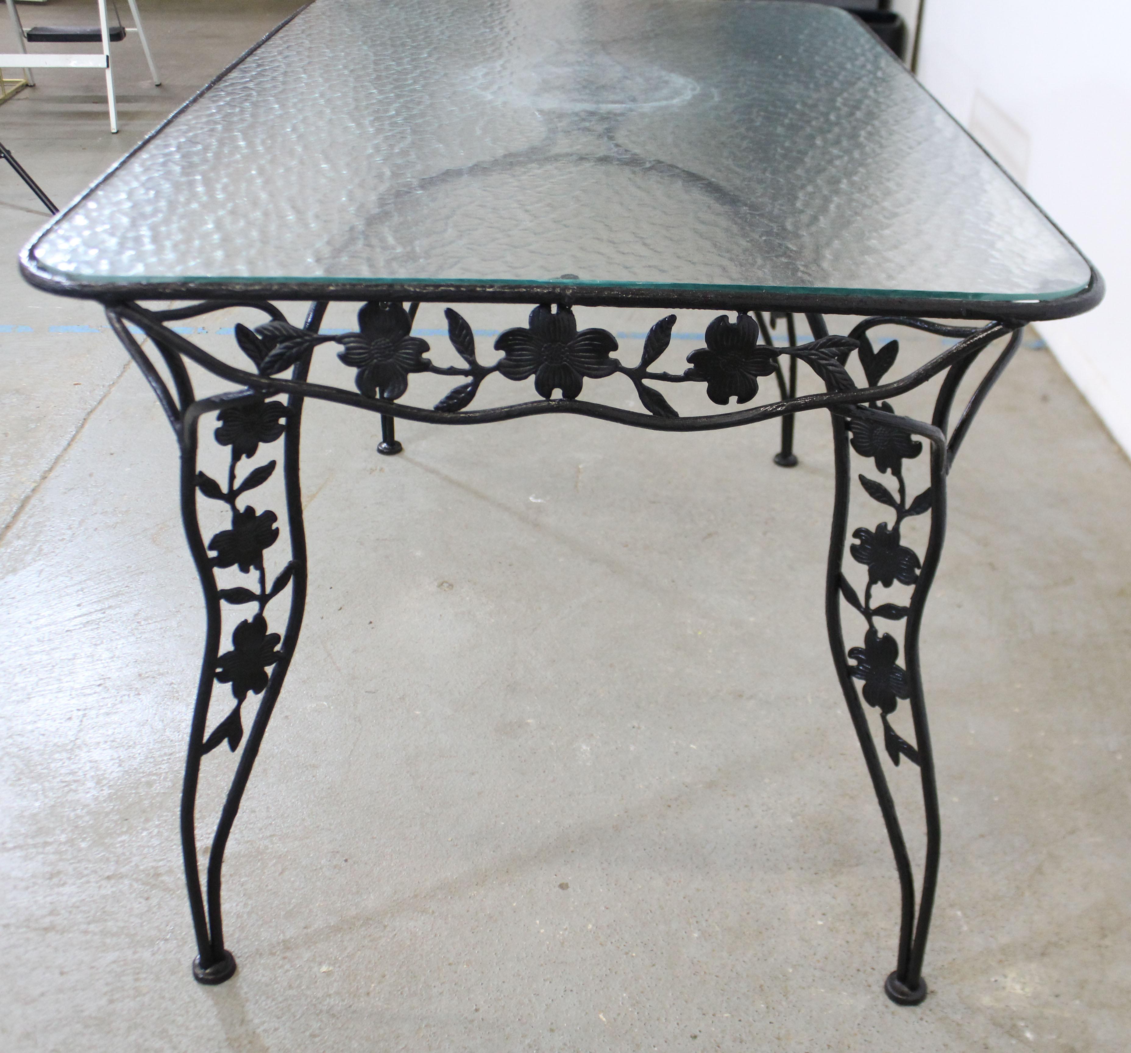 meadowcraft dogwood wrought iron patio furniture