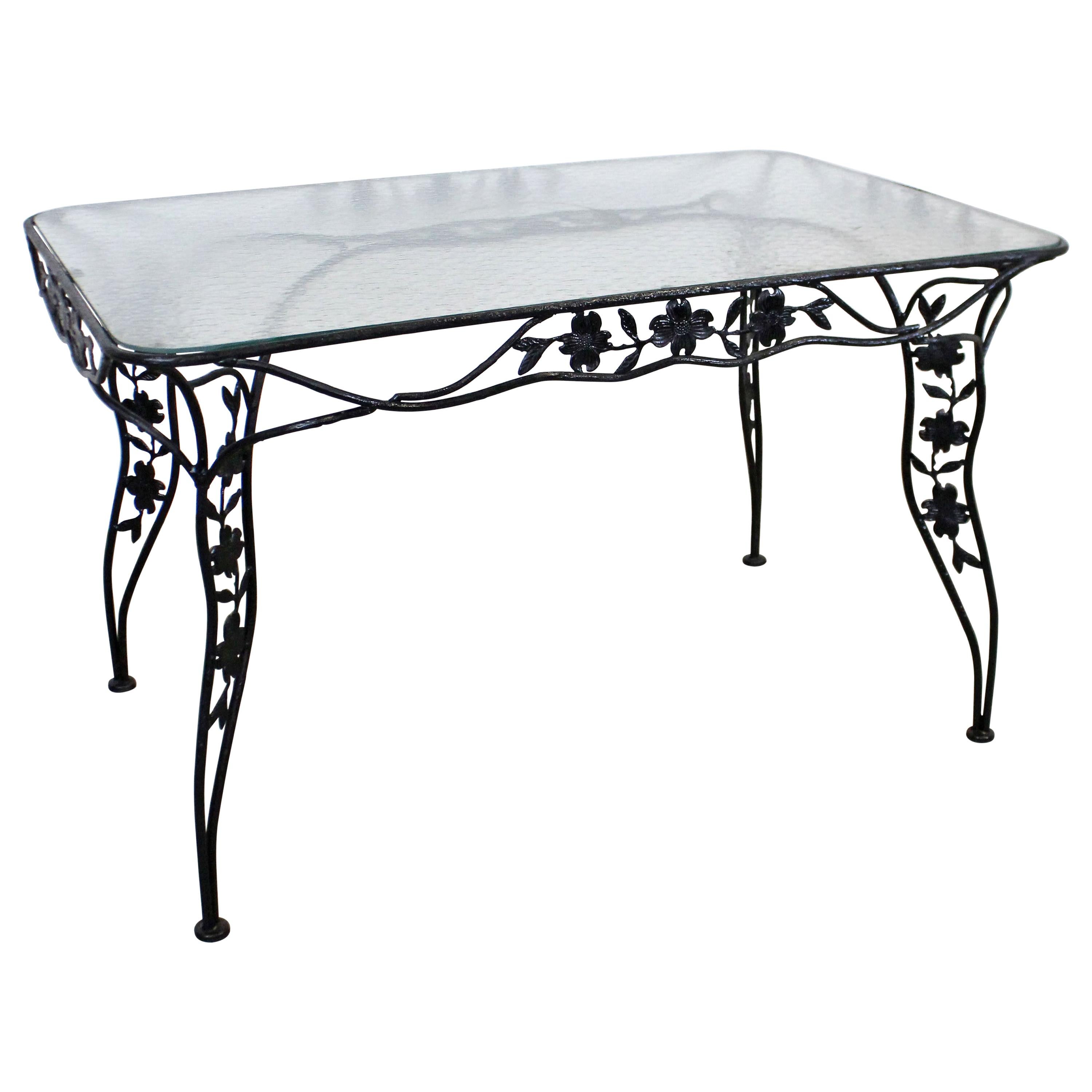 Table White Garden Table Antique Balcony Table Iron Patio Table Art Nouveau Shabby 