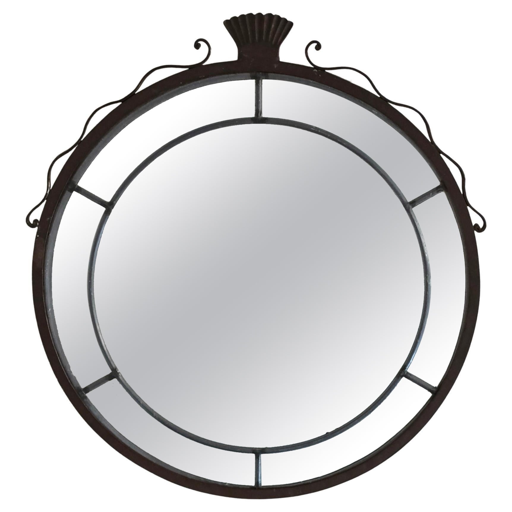 Vintage Wrought Iron Mirror