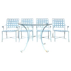 Used Wrought Iron Outdoor Dining Set