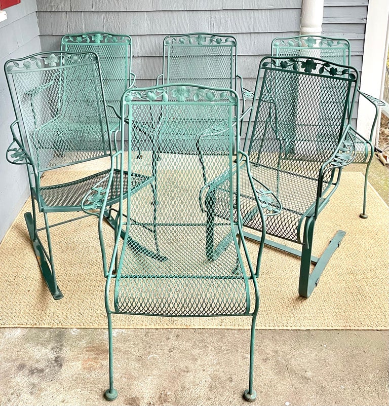 Wrought iron chairs for sale clearance