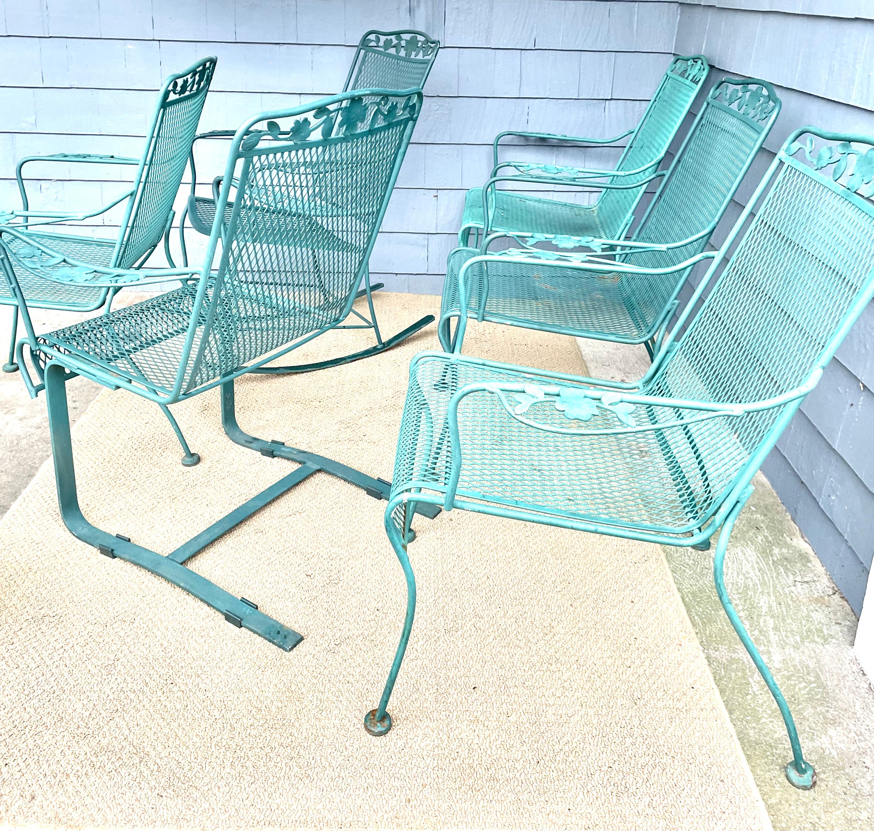 vintage wrought iron patio furniture