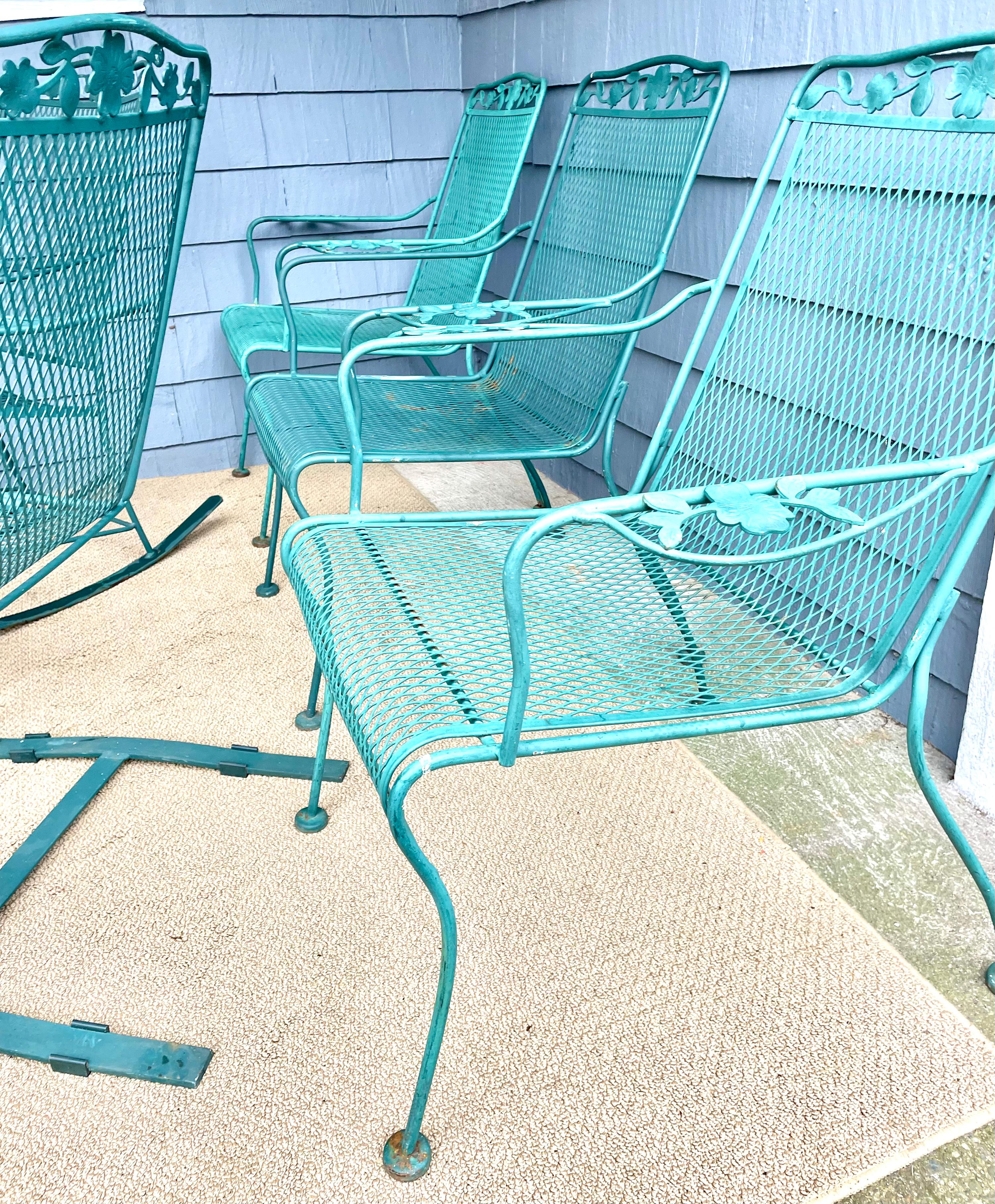 vintage wrought iron patio furniture