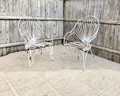 Vintage Wrought Iron Outdoor Seating