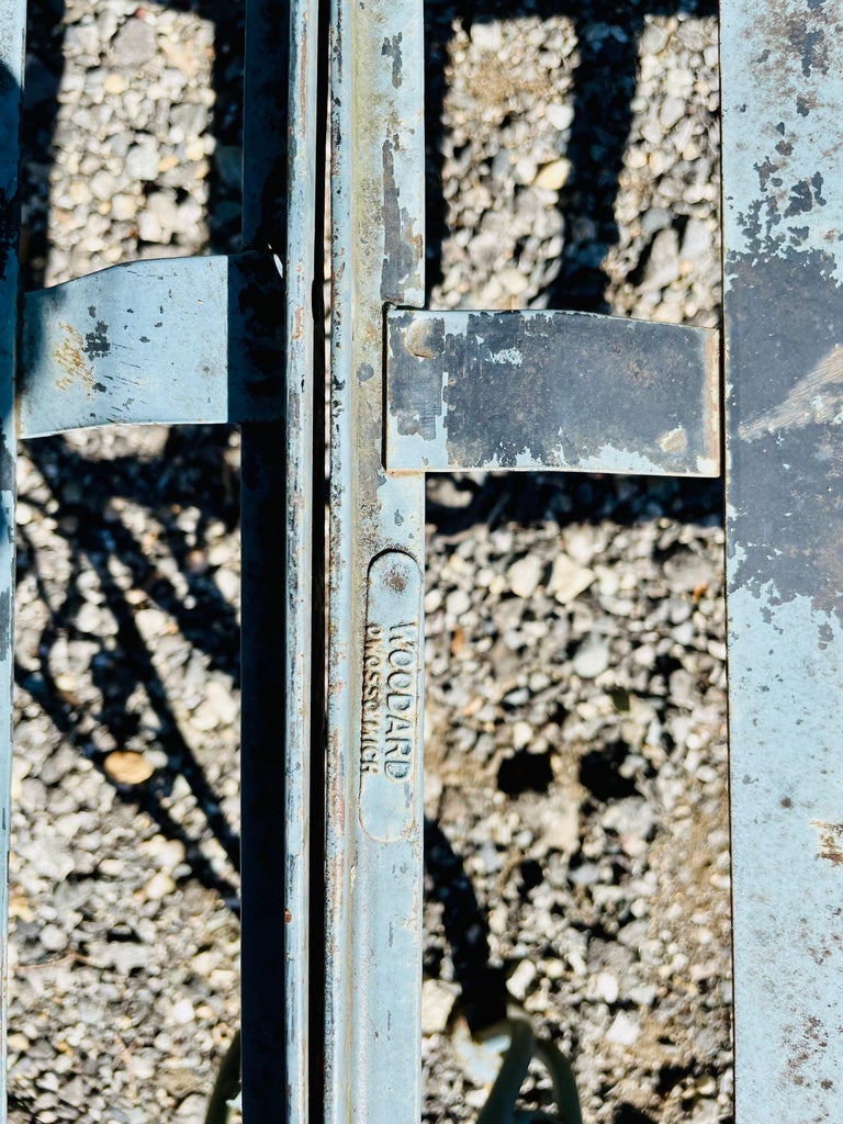 Vintage Wrought Iron Outdoor Sofa For Sale at 1stDibs