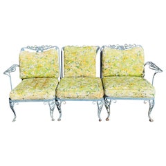 Vintage Wrought Iron Outdoor Sofa