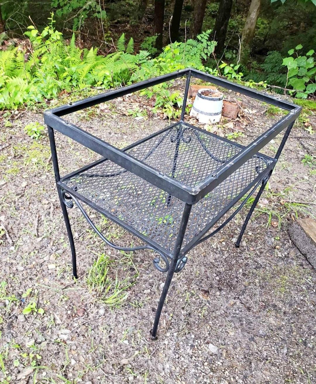 Meubles de terrasse en fer forgé vintage Bon état - En vente à Cumberland, RI