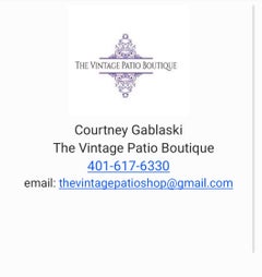 Vintage Wrought Iron Patio Outdoor Chairs