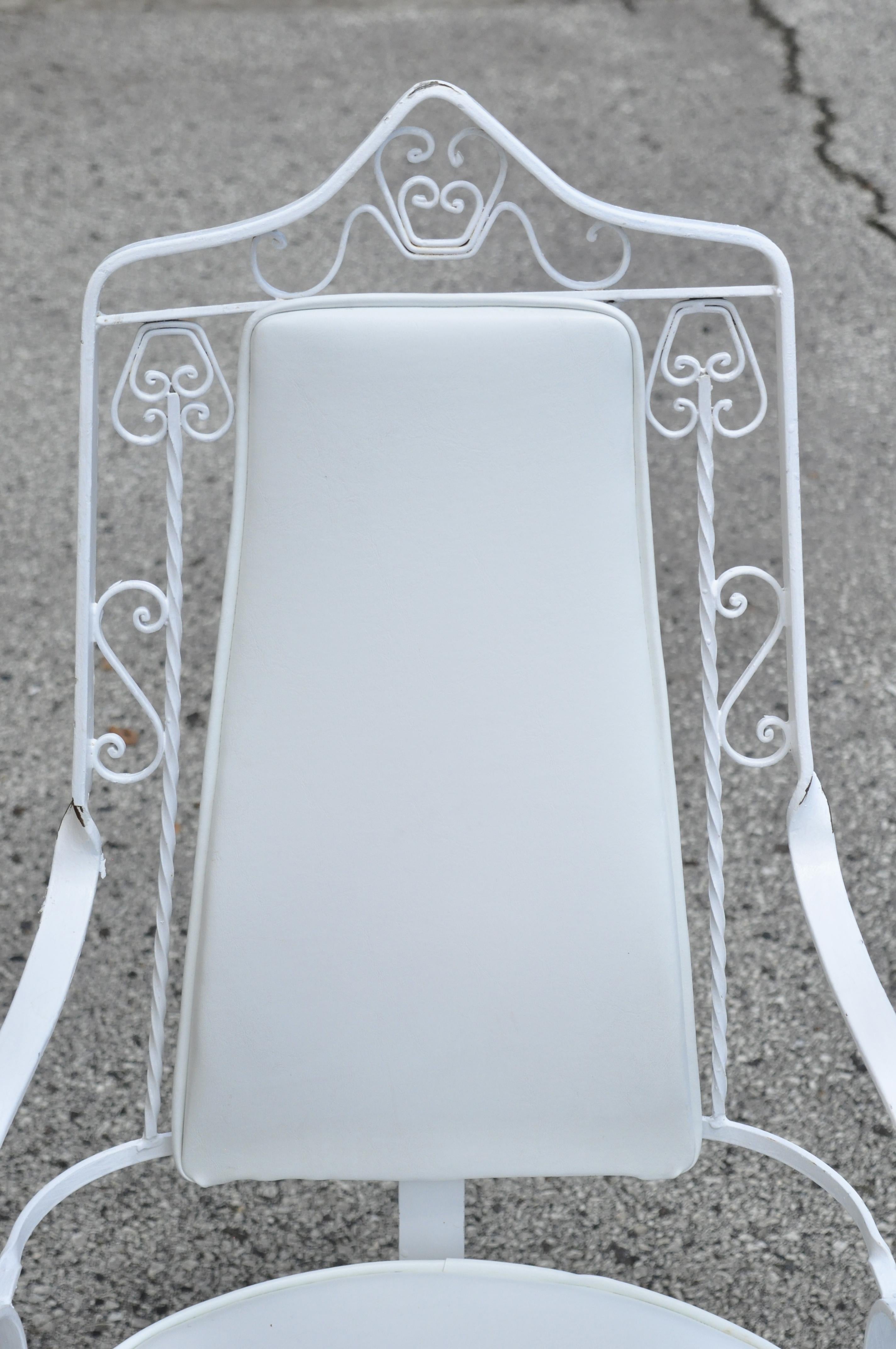 vintage wrought iron dining set