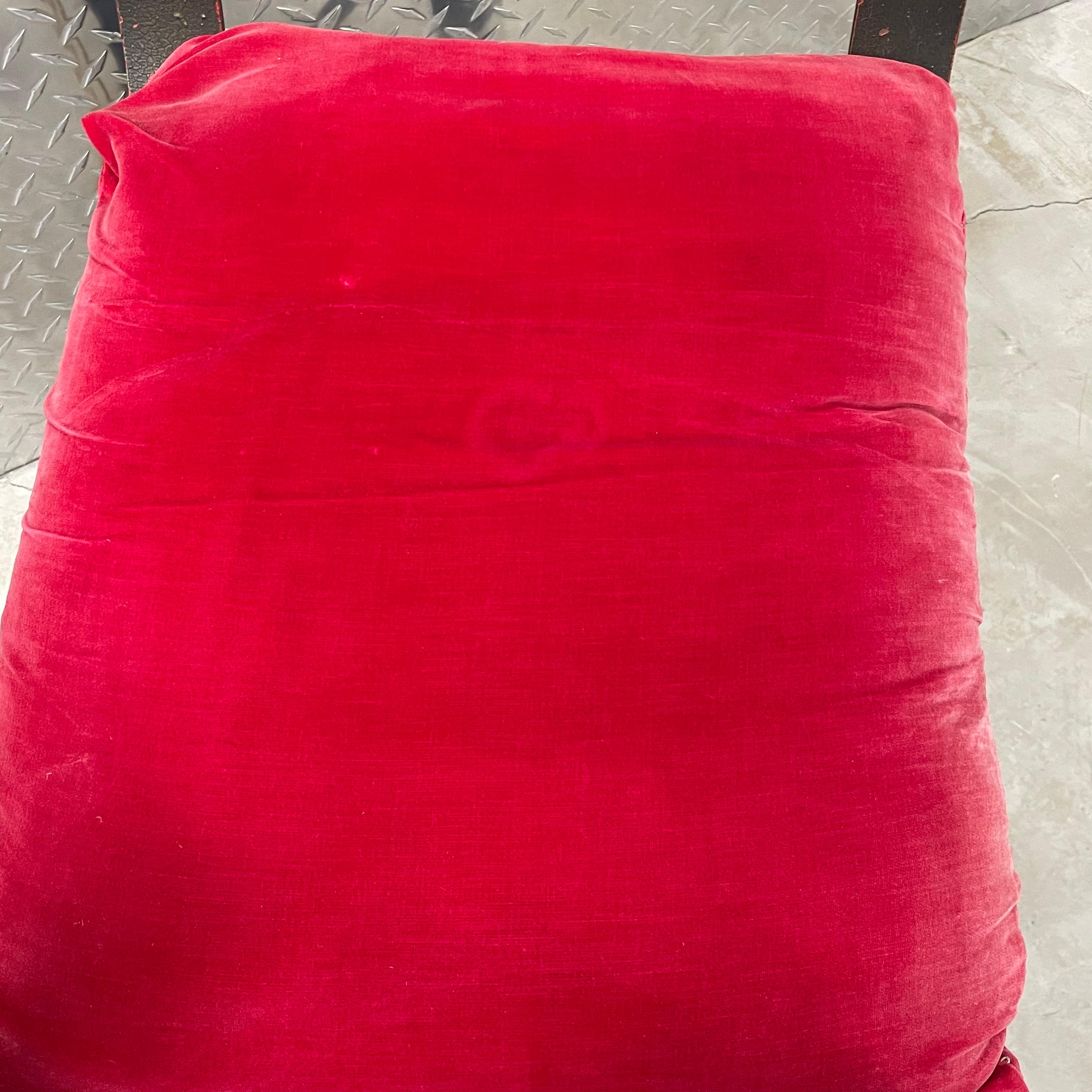 Américain Chaise longue ou coiffeuse en fer forgé vintage en vente