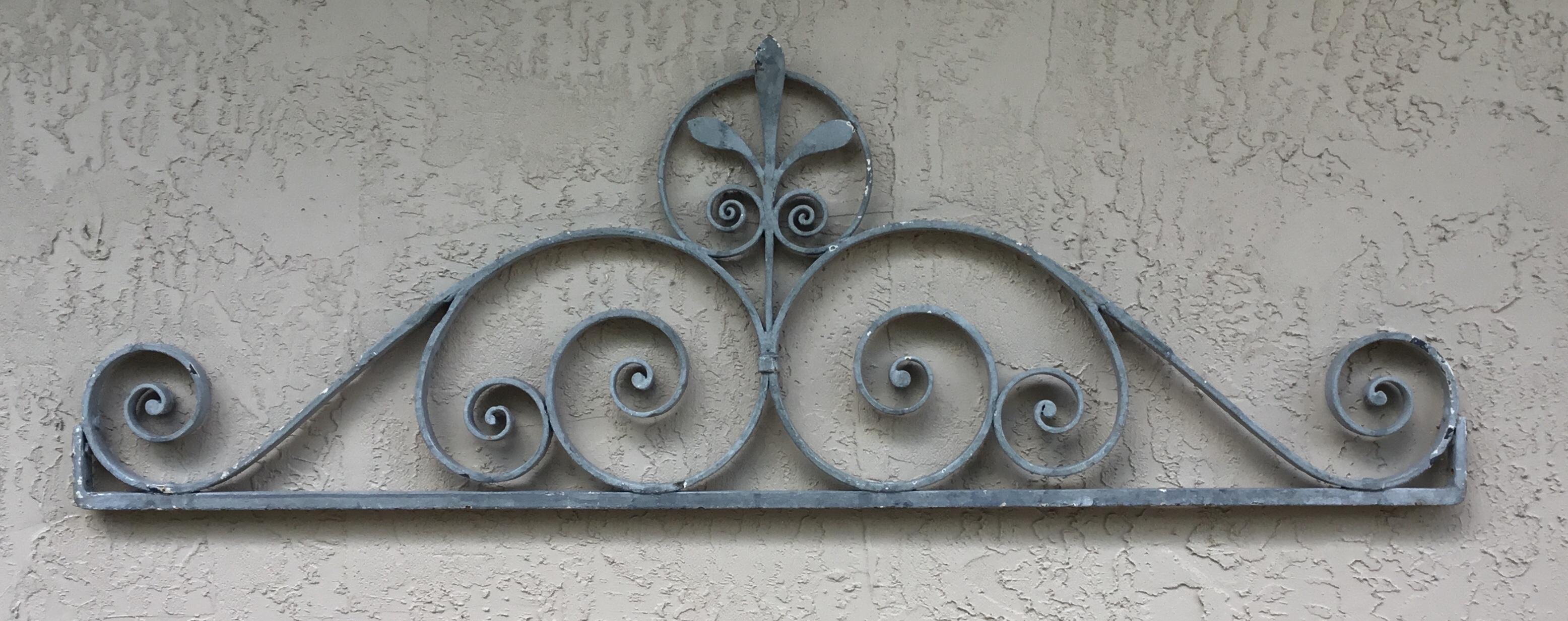 Vintage Wrought Iron Wall Hanging 5