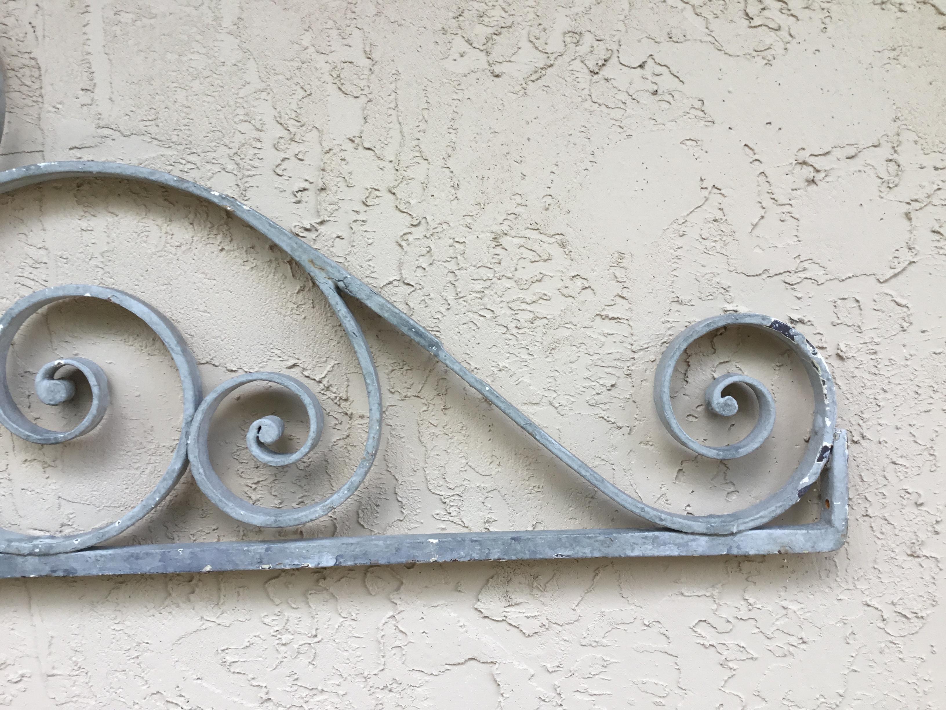 antique wrought iron wall decor