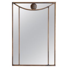 Vintage Wrought Iron Wall Mirror Frame Garden Element