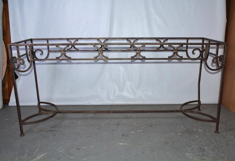 Wrought Iron Sofa Table Baci Living Room
