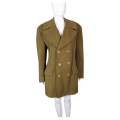 Vintage WW2 Army officers overcoat, regulation 